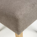 Moseley Flax Effect Light Brown Dining Chair in Natural Legs - Blythe Living