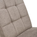 Moseley Flax Effect Light Brown Dining Chair in Walnut Legs - Blythe Living