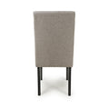 Moseley Weave Mocha Dining Chair in Black Legs - Blythe Living