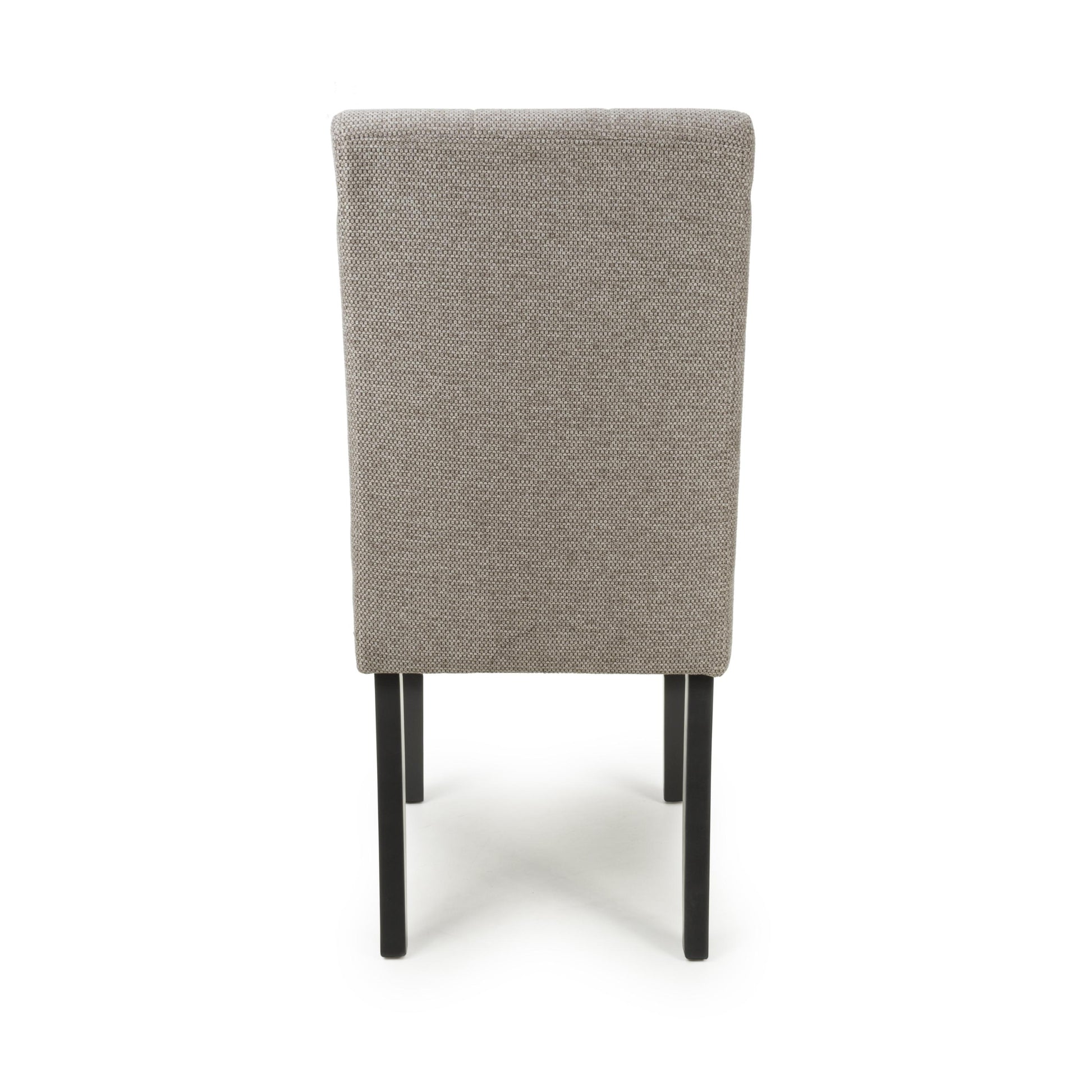 Moseley Weave Mocha Dining Chair in Black Legs - Blythe Living