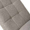 Moseley Weave Mocha Dining Chair in Black Legs - Blythe Living