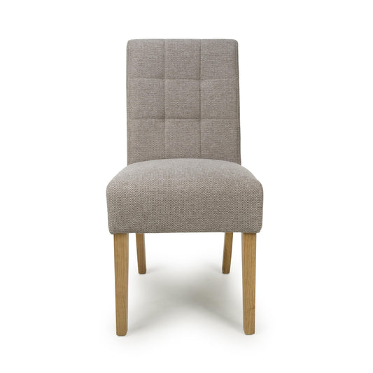 Moseley Weave Mocha Dining Chair in Natural Legs - Blythe Living