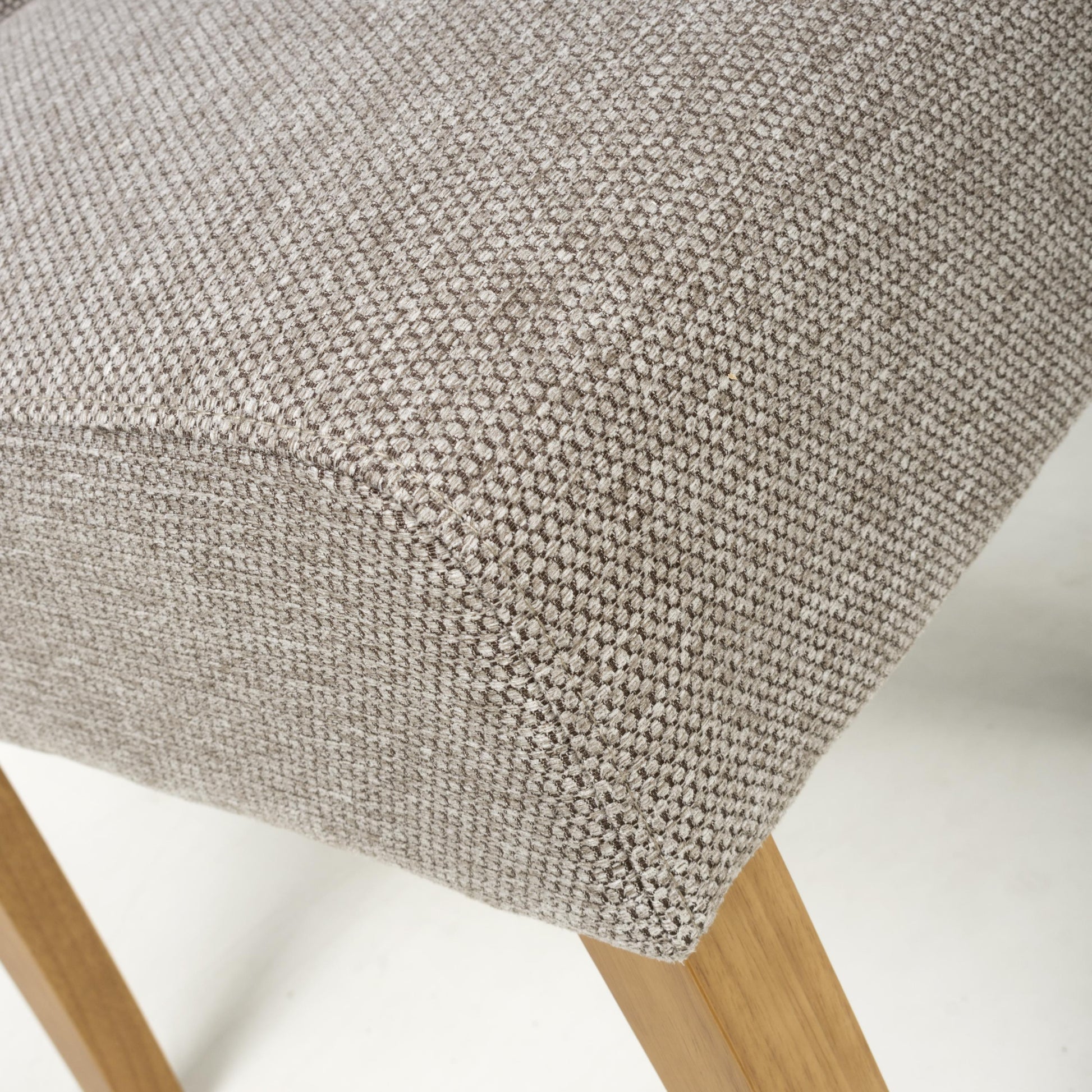 Moseley Weave Mocha Dining Chair in Natural Legs - Blythe Living