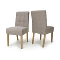 Moseley Weave Mocha Dining Chair in Natural Legs - Blythe Living