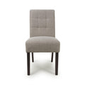Moseley Weave Mocha Dining Chair in Walnut Legs - Blythe Living