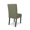 Moseley Weave Green Dining Chair in Black Legs - Blythe Living