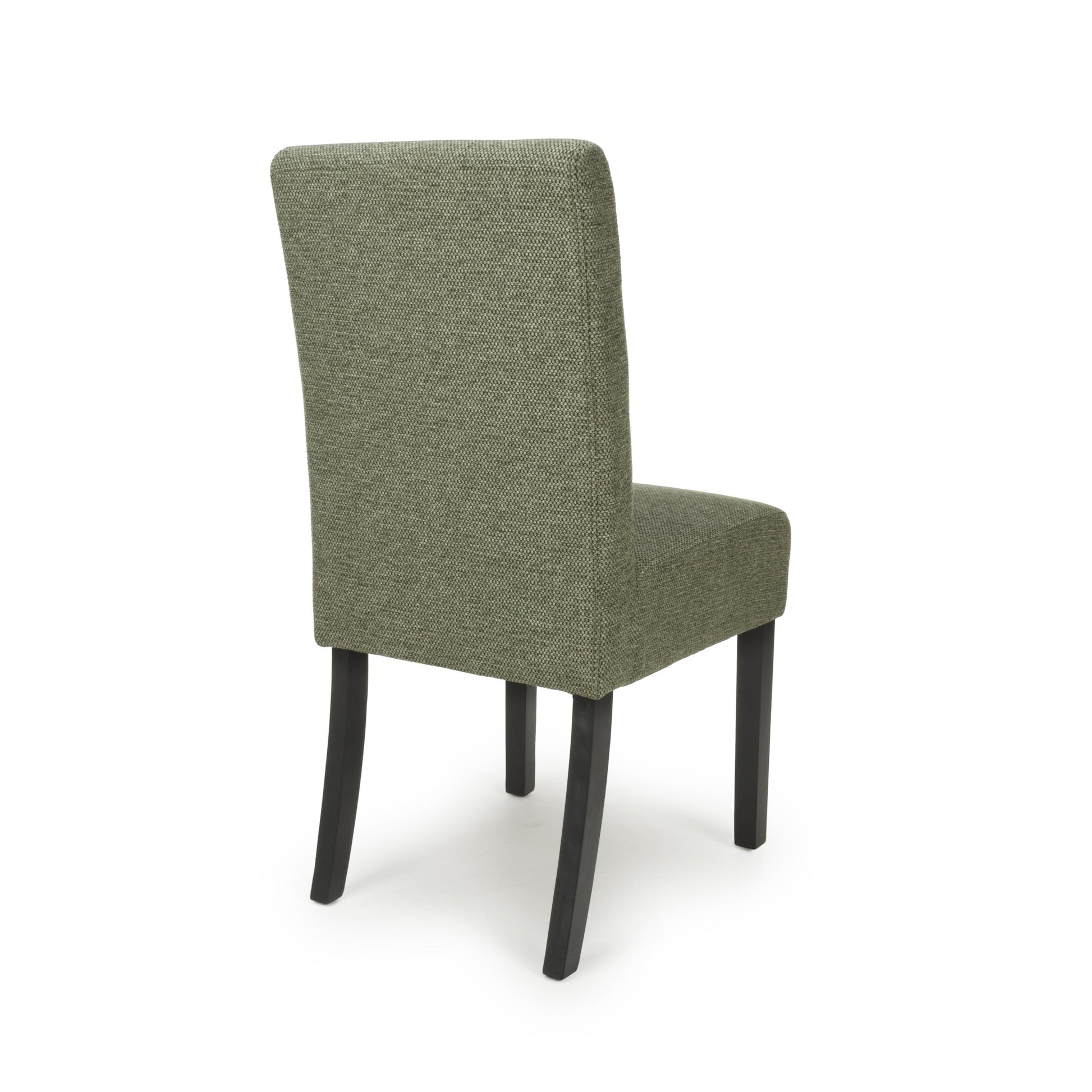 Moseley Weave Green Dining Chair in Black Legs - Blythe Living