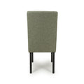 Moseley Weave Green Dining Chair in Black Legs - Blythe Living