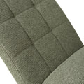 Moseley Weave Green Dining Chair in Black Legs - Blythe Living