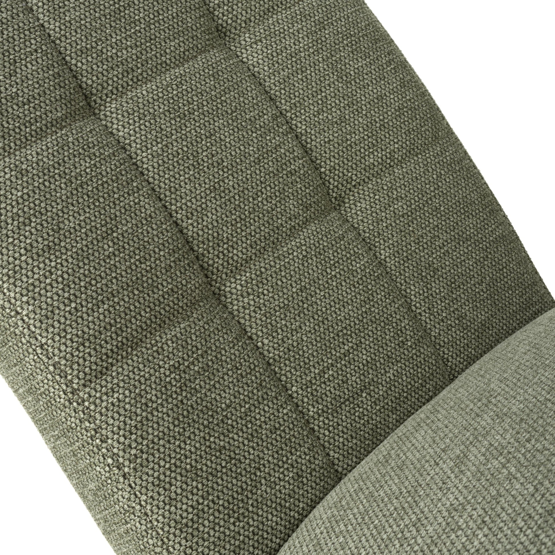 Moseley Weave Green Dining Chair in Black Legs - Blythe Living