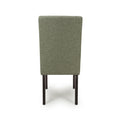 Moseley Weave Green Dining Chair in Walnut Legs - Blythe Living