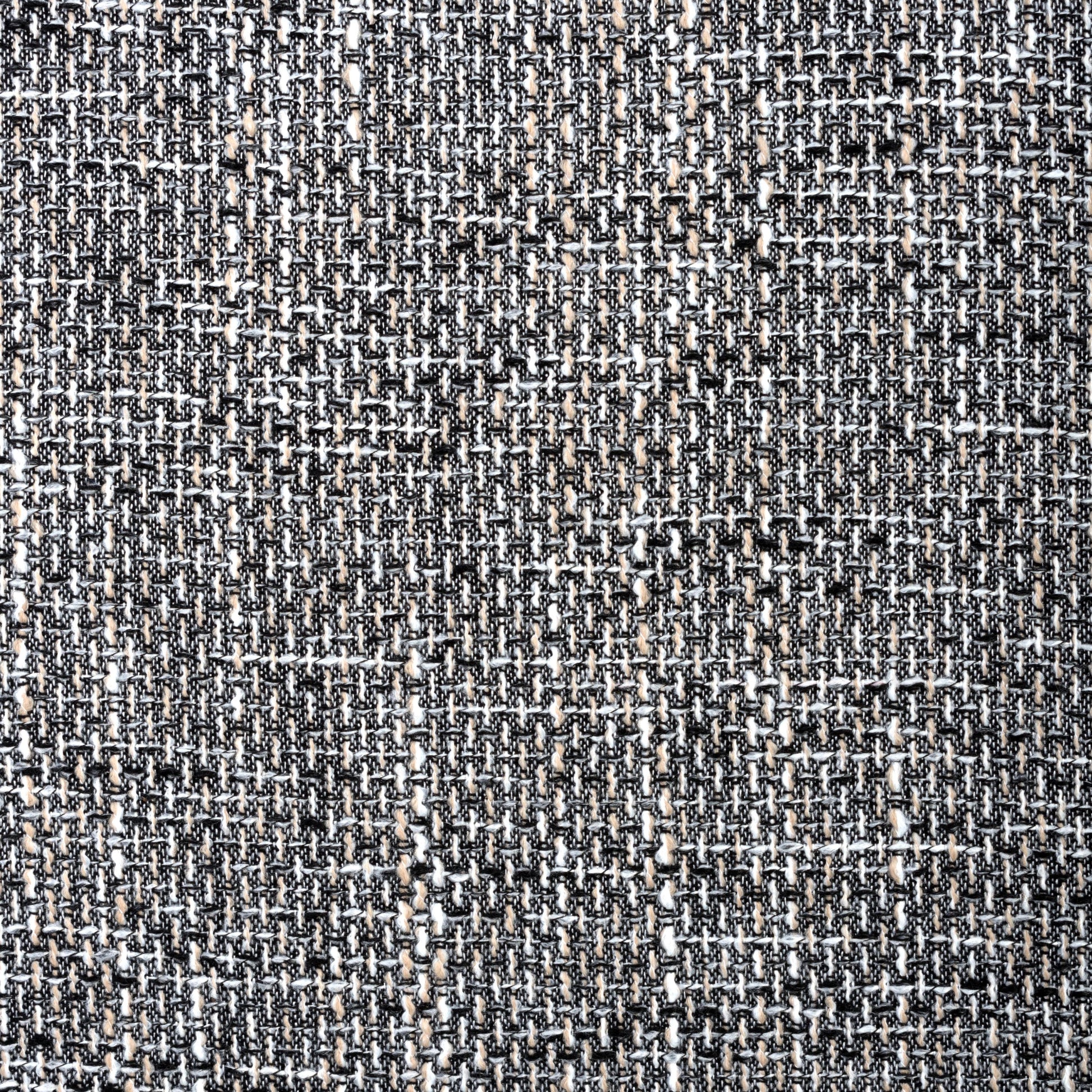 Karta Scroll Back Tweed Grey Dining Chair - Blythe Living