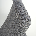 Karta Scroll Back Tweed Grey Dining Chair - Blythe Living