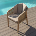 Maze - Martinique Rope Weave 8 Seat Rectangular Dining Set - Blythe Living