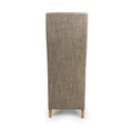 Baxter Wave Back Tweed Oatmeal Dining Chair - Blythe Living