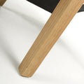 Baxter Wave Back Tweed Oatmeal Dining Chair - Blythe Living