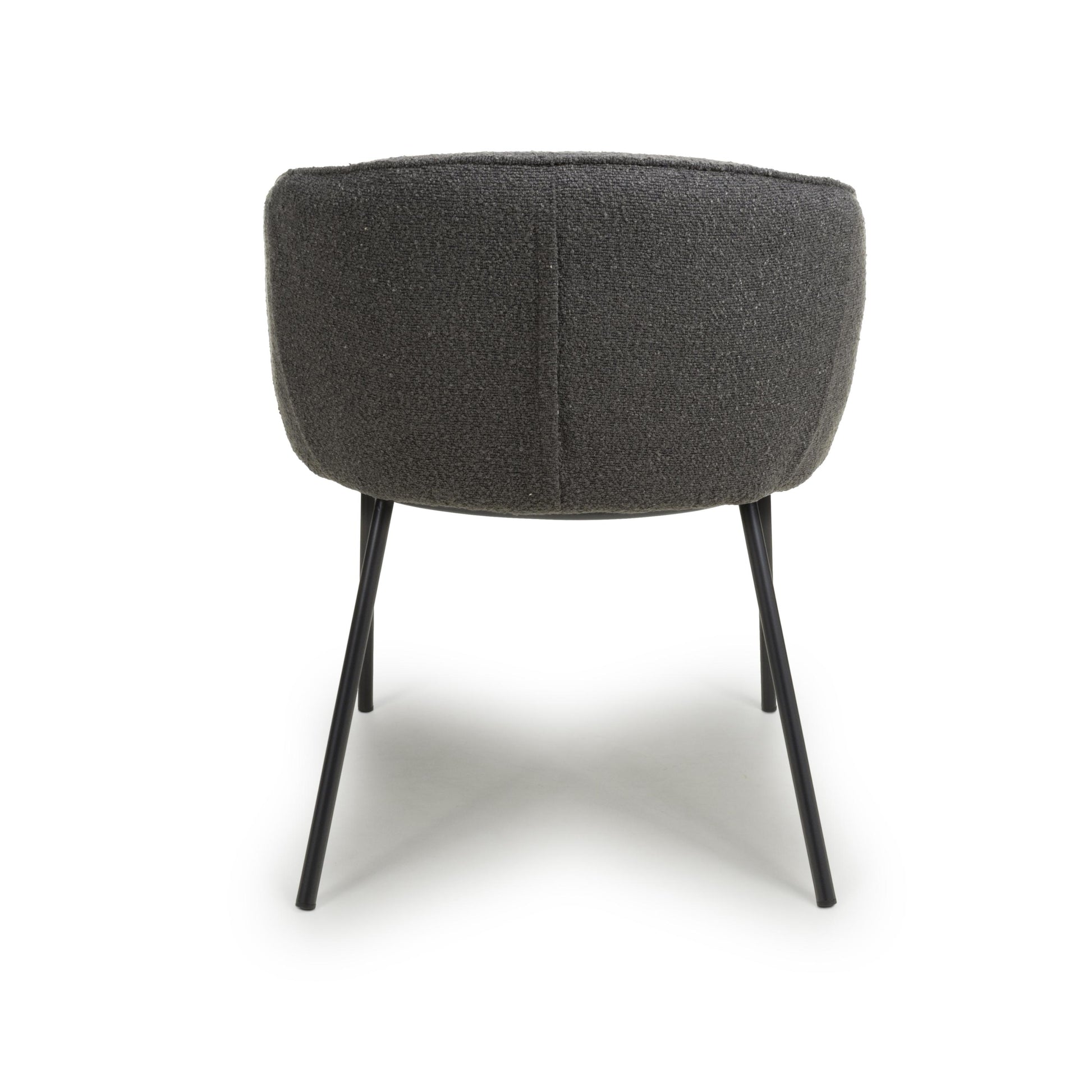 Lola Boucle Grey Dining Chair - Blythe Living