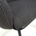 Lola Boucle Grey Dining Chair - Blythe Living