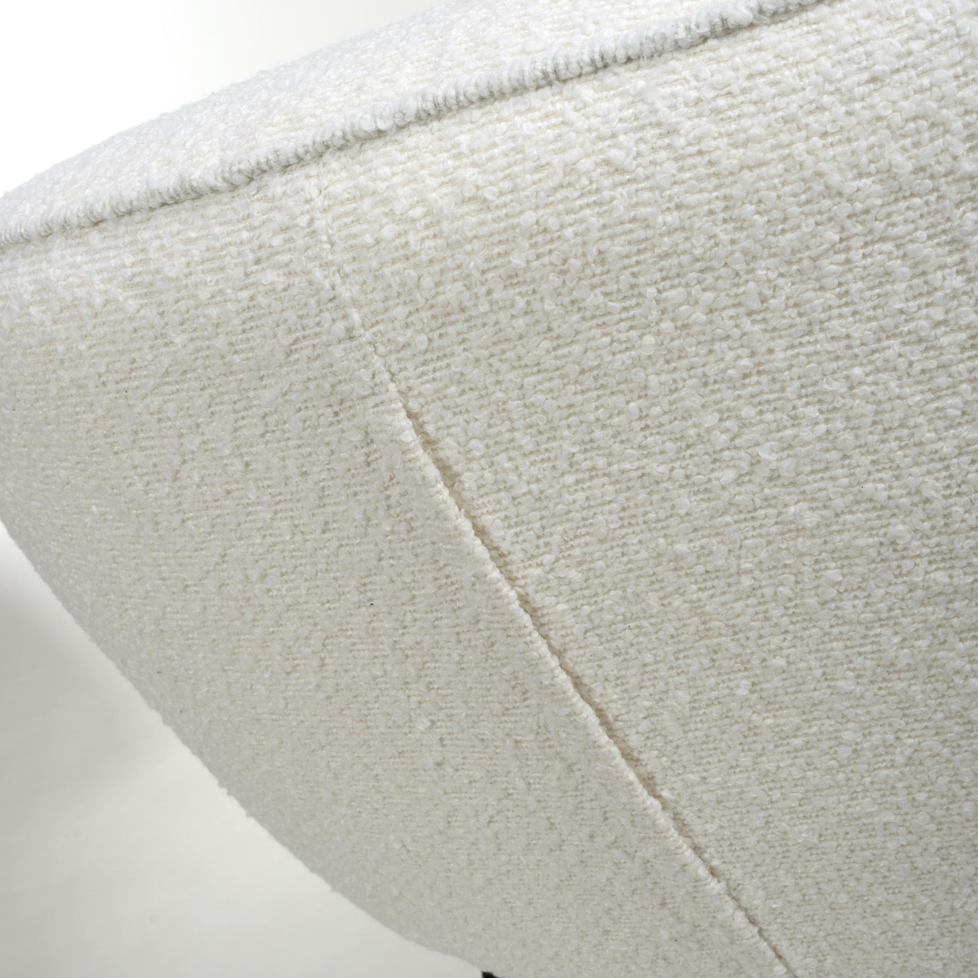 Lola Boucle White Dining Chair - Blythe Living
