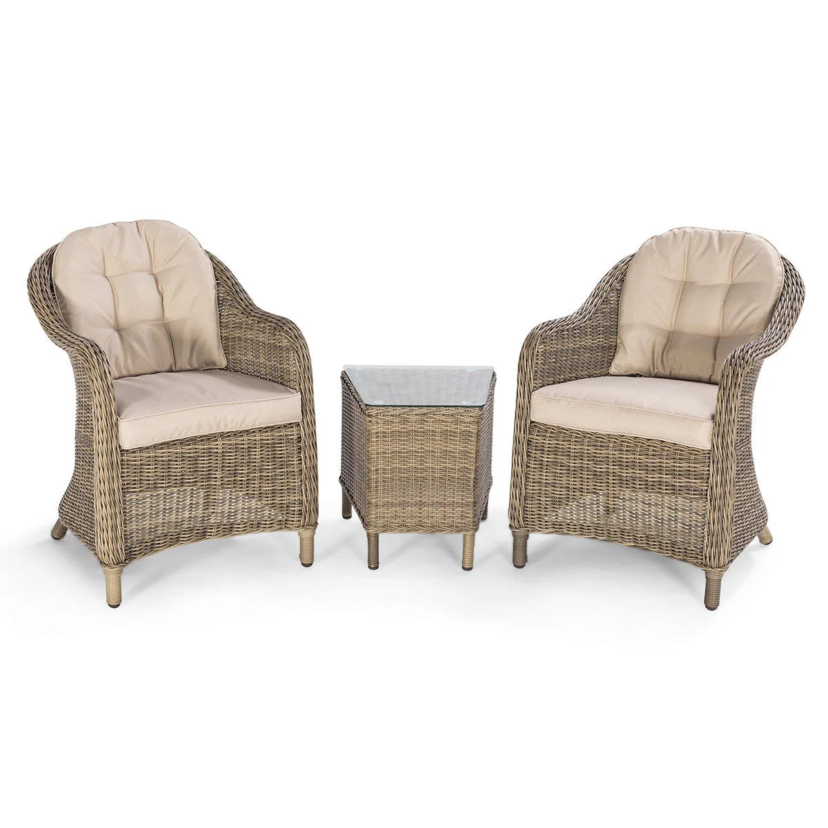 Maze - Winchester 3 Piece Rattan Bistro Set - Blythe Living