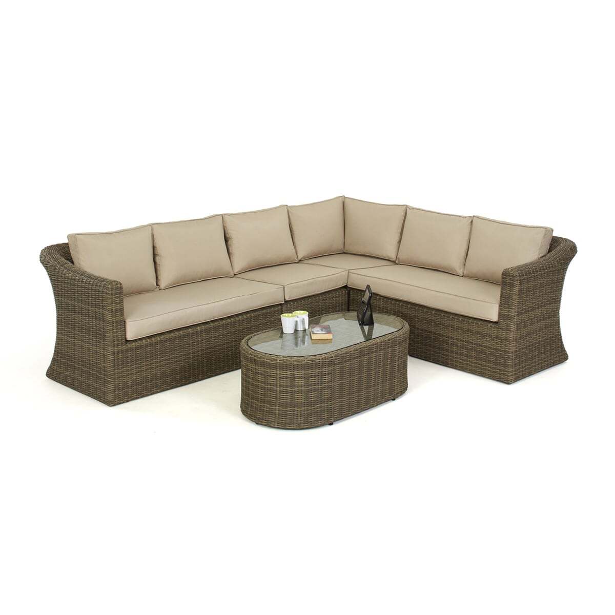 Maze - Winchester Large Rattan Corner Sofa Group - Blythe Living