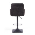 Orion Suede Effect Light Grey Bar Stool - Blythe Living