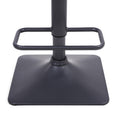 Orion Suede Effect Dark Grey Bar Stool - Blythe Living