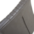 Archer Cantilever Leather Effect Grey Bar Chair - Blythe Living