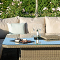 Maze - Winchester Royal Corner Rattan Dining Set with Ice Bucket & Rising Table - Blythe Living