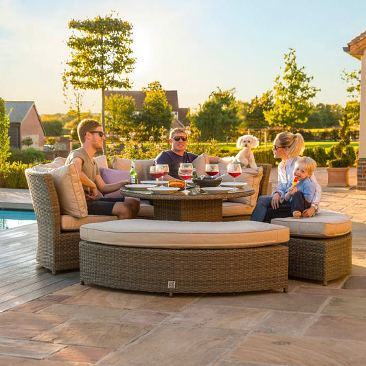 Maze - Winchester Rattan Lifestyle Suite with Rising Table - Blythe Living