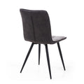 Rodeo Suede Effect Light Grey Dining Chair - Blythe Living