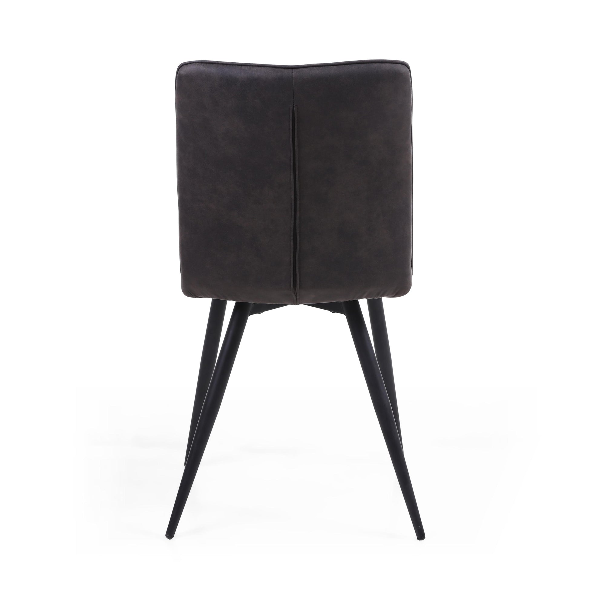 Rodeo Suede Effect Light Grey Dining Chair - Blythe Living