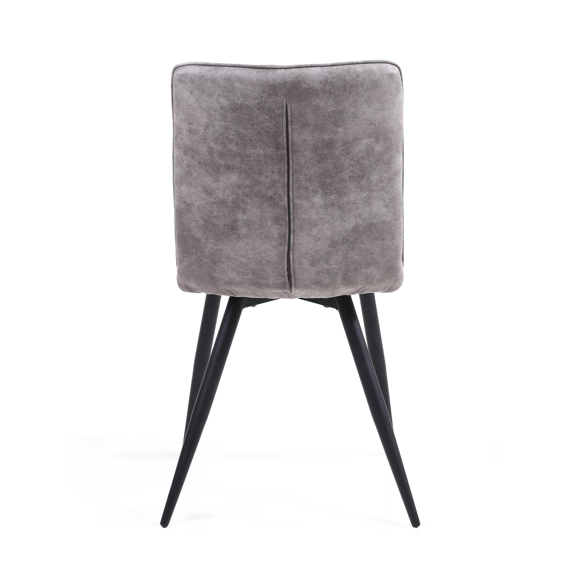 Rodeo Suede Effect Dark Grey Dining Chair - Blythe Living