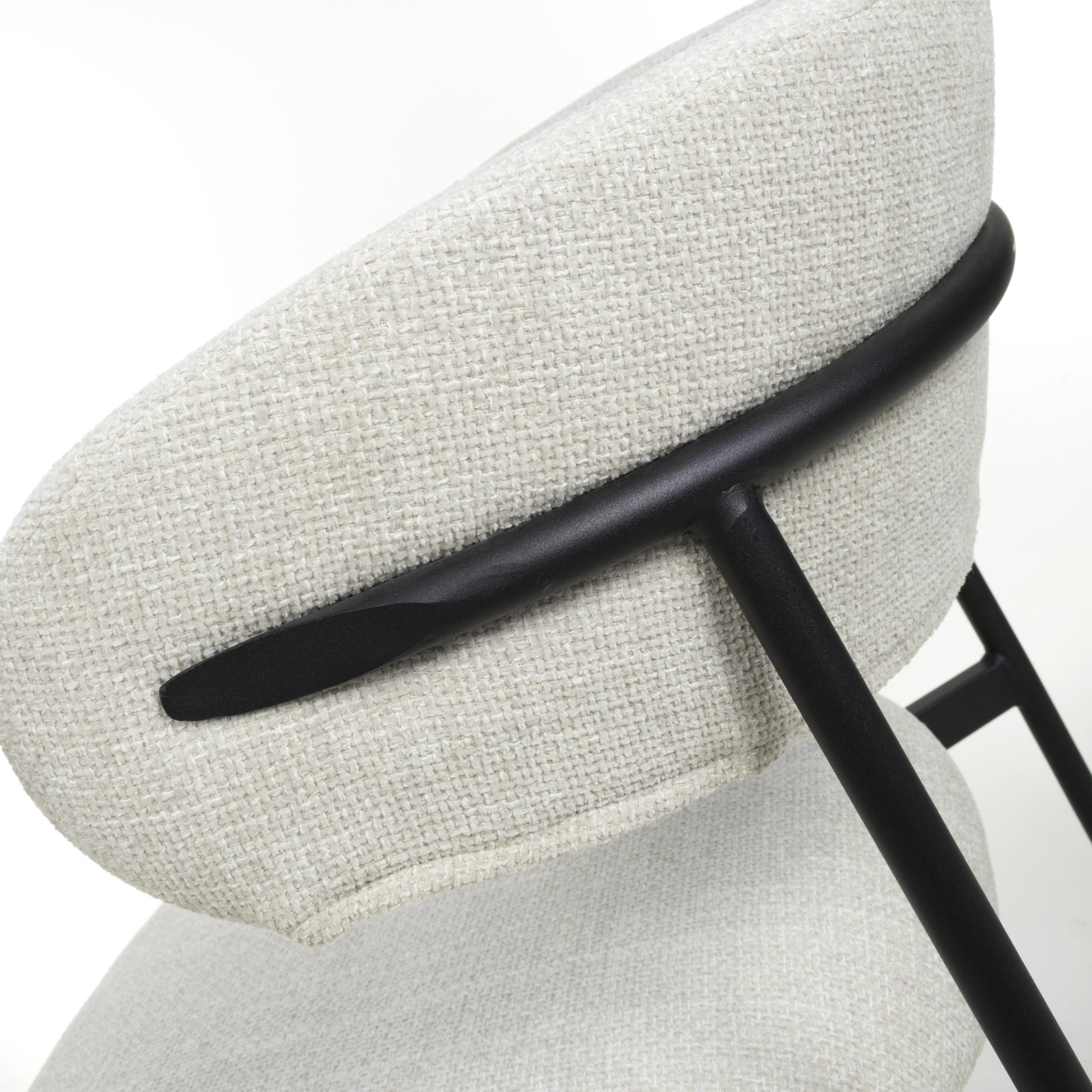 Marisa Linen Effect Natural Dining Chair - Blythe Living