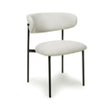 Marisa Linen Effect Natural Dining Chair - Blythe Living