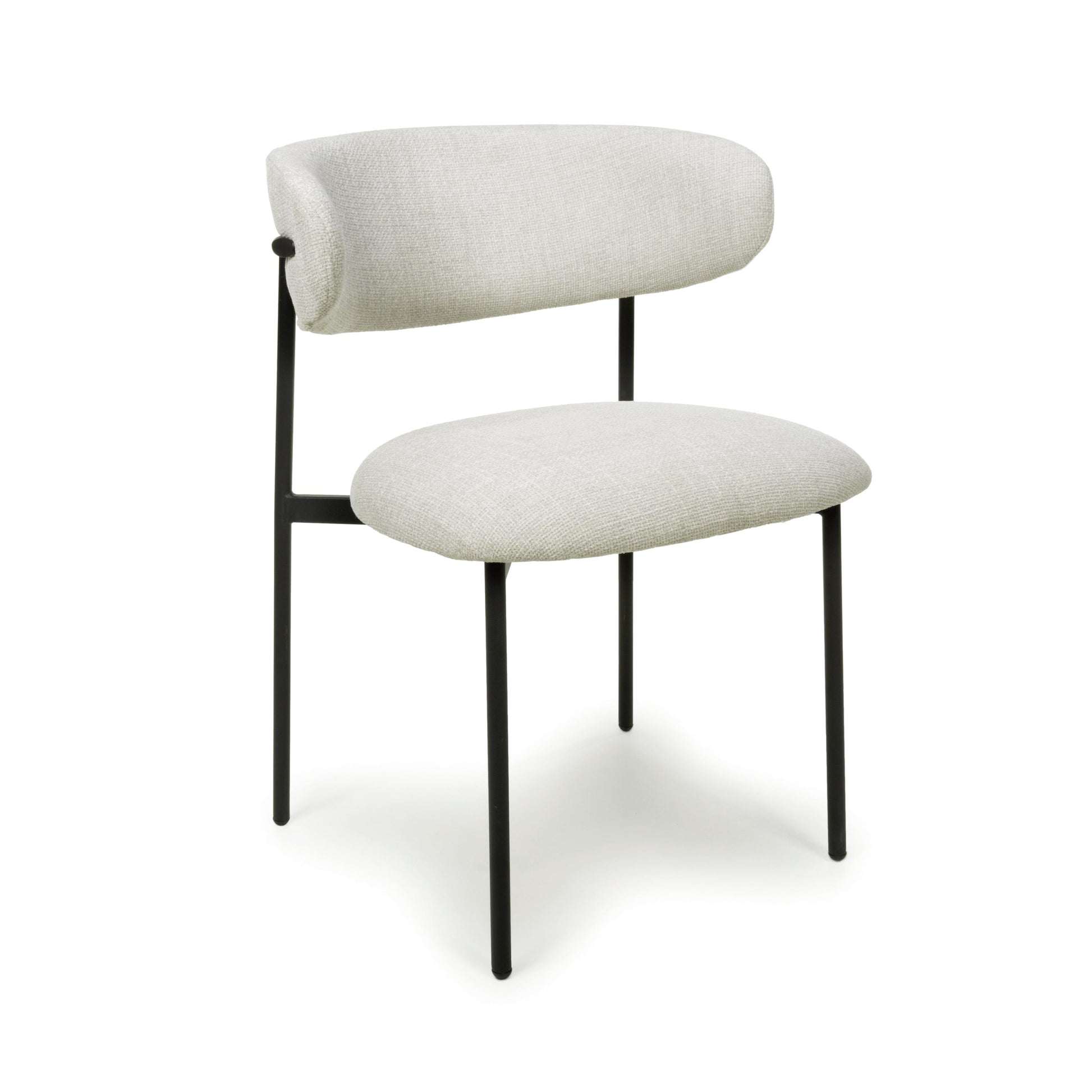 Marisa Linen Effect Natural Dining Chair - Blythe Living