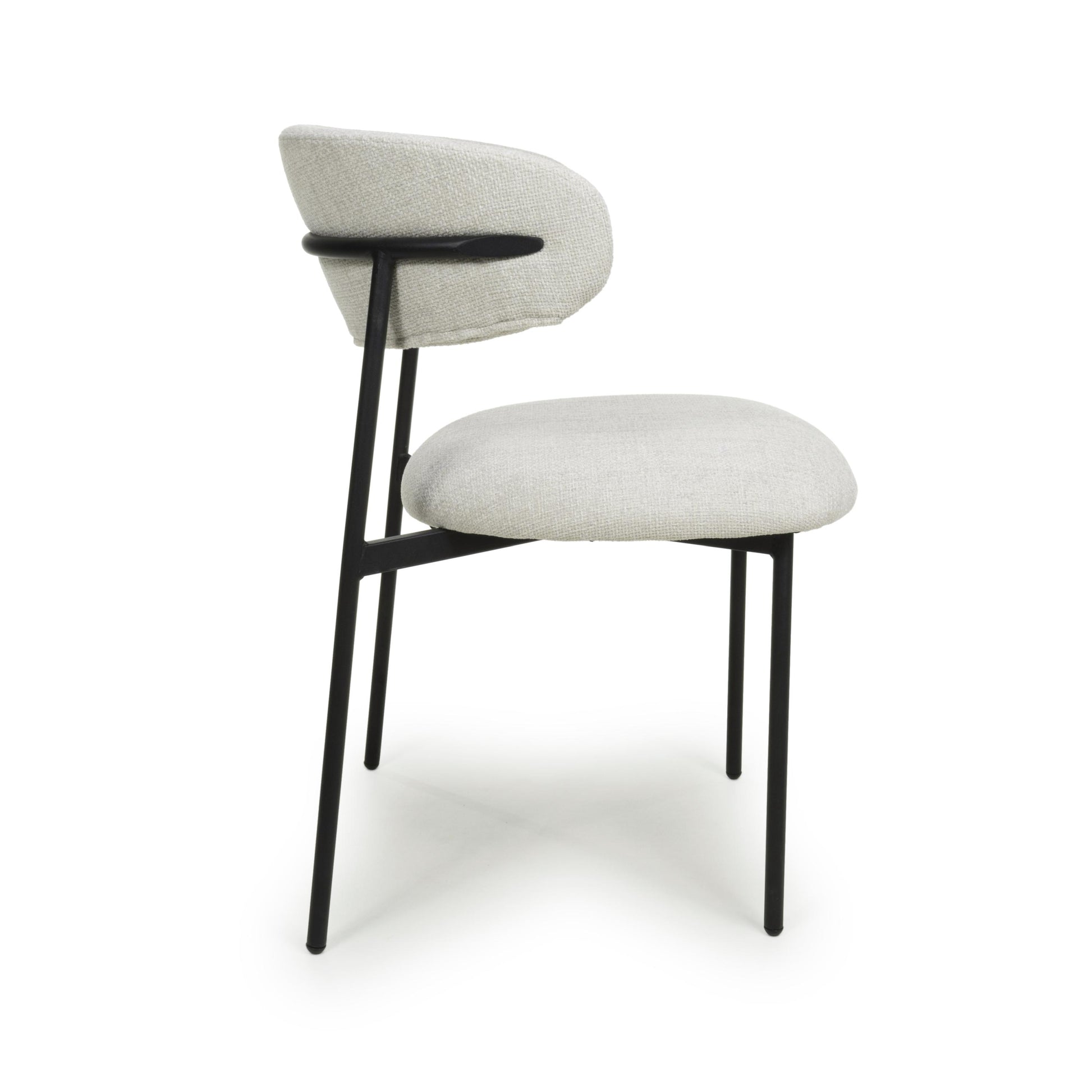 Marisa Linen Effect Natural Dining Chair - Blythe Living