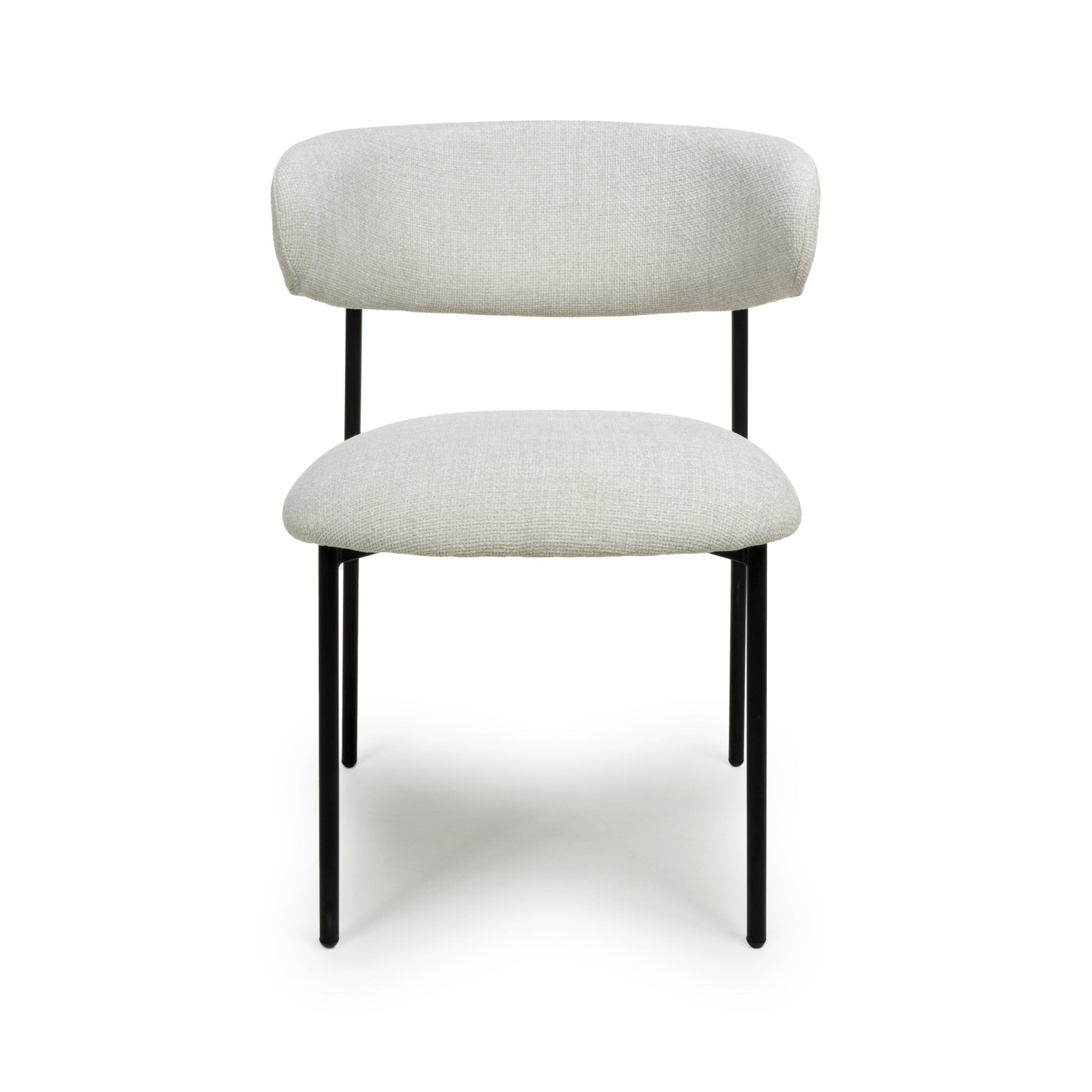 Marisa Linen Effect Natural Dining Chair - Blythe Living