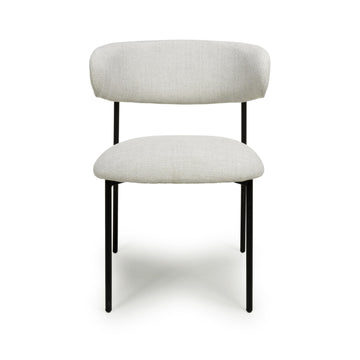 Marisa Linen Effect Natural Dining Chair - Blythe Living