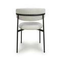 Marisa Linen Effect Natural Dining Chair - Blythe Living