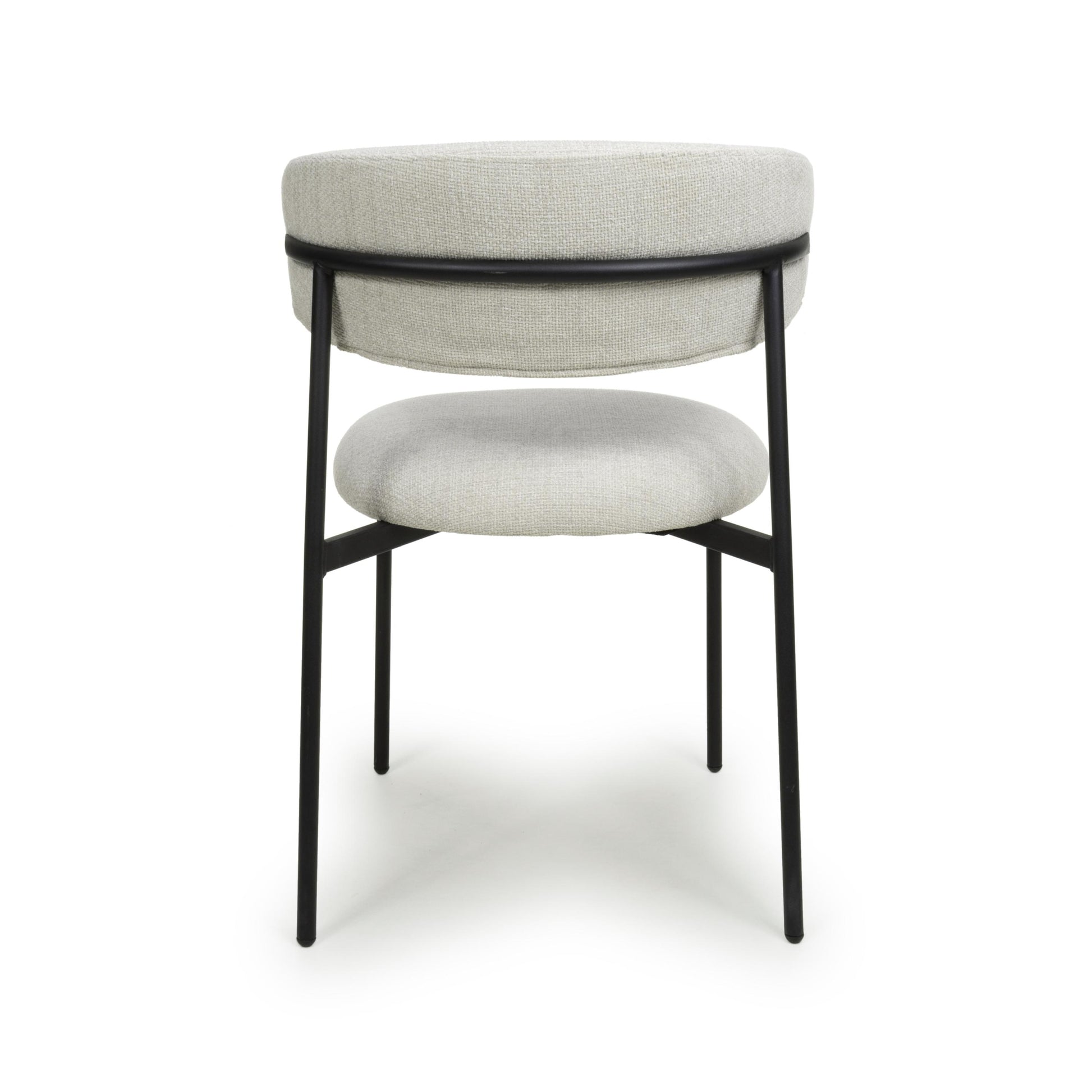 Marisa Linen Effect Natural Dining Chair - Blythe Living