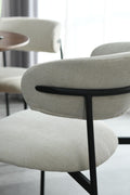 Marisa Linen Effect Natural Dining Chair - Blythe Living