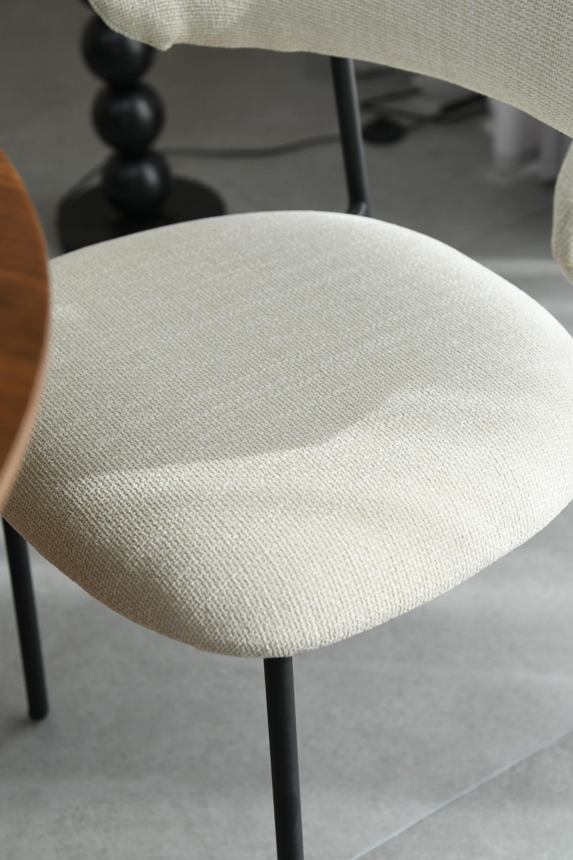 Marisa Linen Effect Natural Dining Chair - Blythe Living