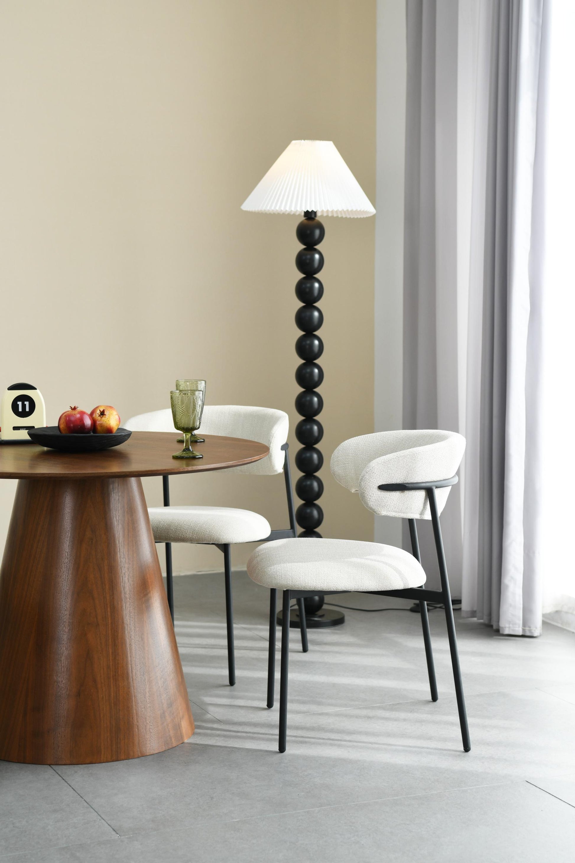 Marisa Linen Effect Natural Dining Chair - Blythe Living
