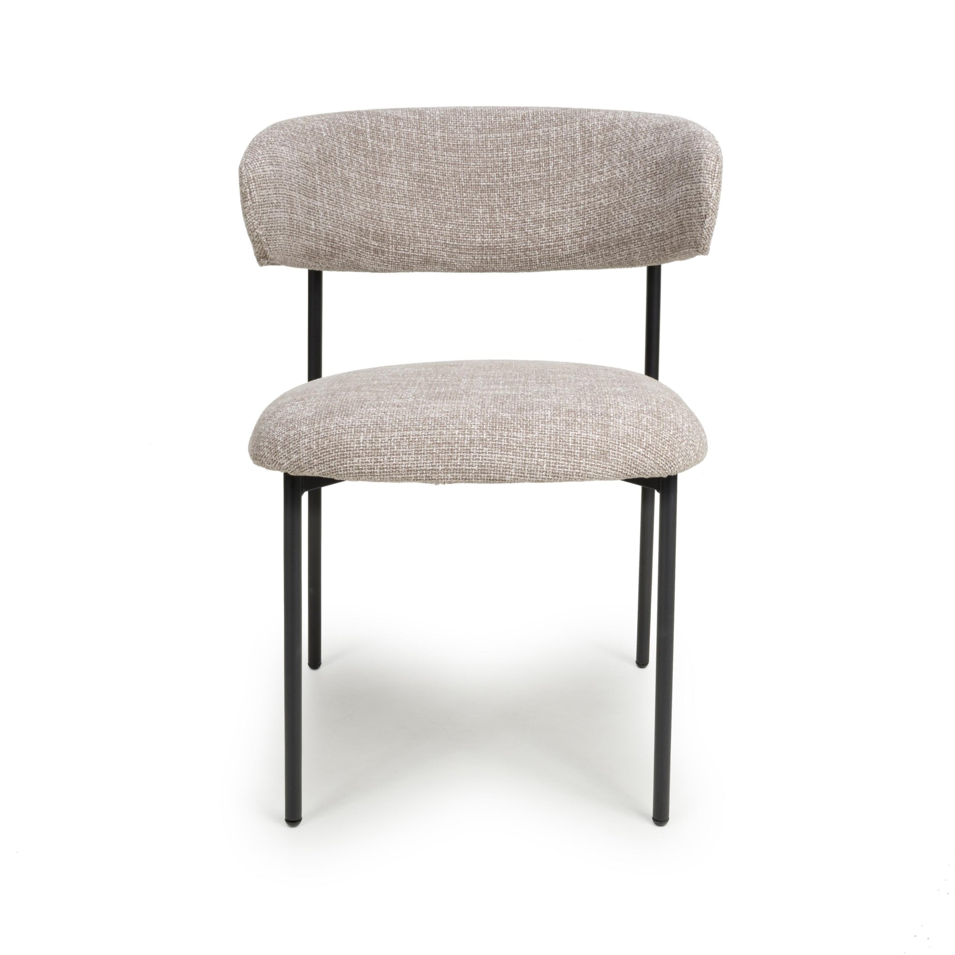 Marisa Tweed Oatmeal Dining Chair - Blythe Living
