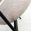 Marisa Tweed Oatmeal Dining Chair - Blythe Living