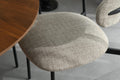 Marisa Tweed Oatmeal Dining Chair - Blythe Living