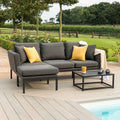 Maze - Outdoor Fabric Pulse Chaise Sofa Set - Charcoal - Blythe Living