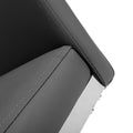 Toledo Leather Effect Grey Dining Chair - Blythe Living