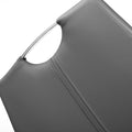 Toledo Leather Effect Grey Dining Chair - Blythe Living
